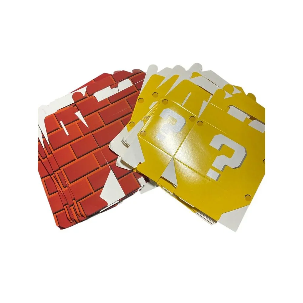 Mario Party Themed Party Favor Boxes‎ 20 Pack Brick & Question Block